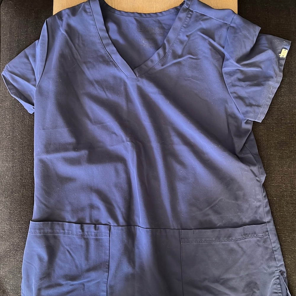 greys anatomy scrubs dark navy